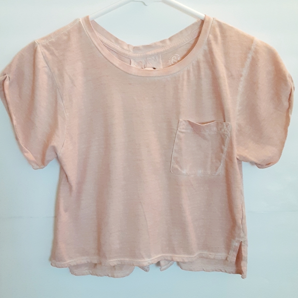 TREASURE & BOND Knit Tee Burnt Peach Kids 10/12